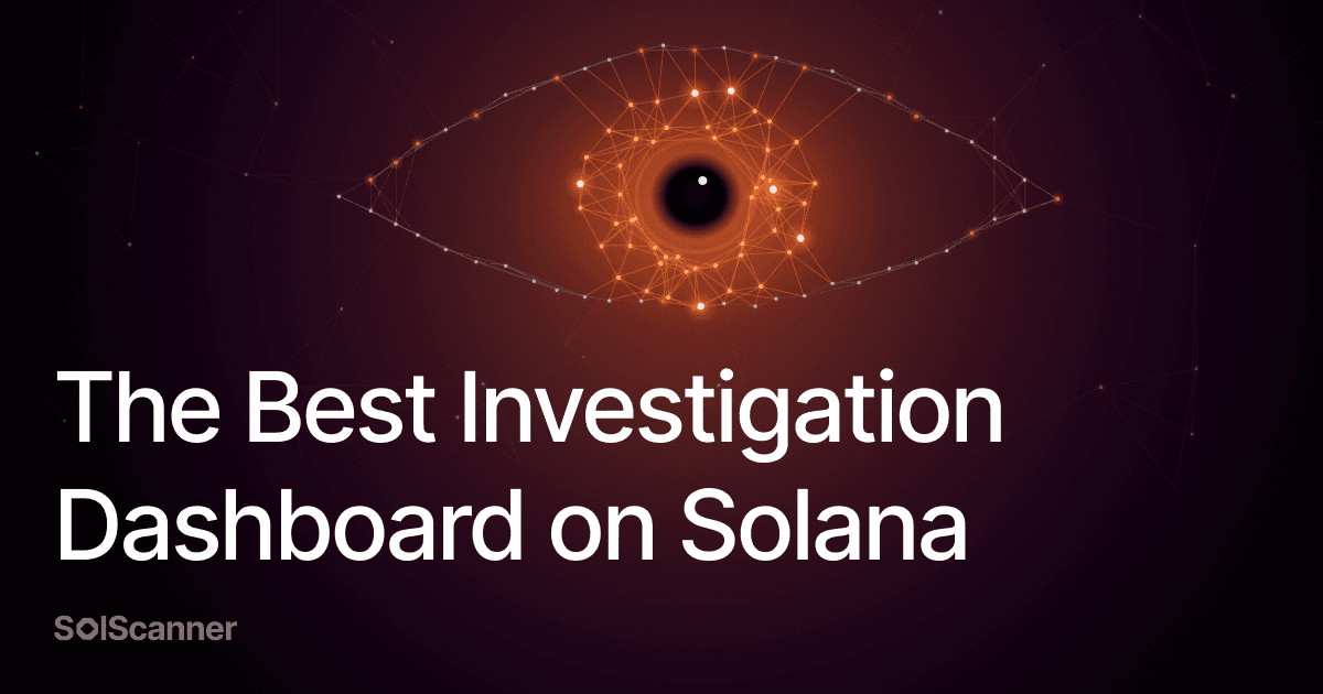 The Best Investigation Dashboard on Solana - Seek